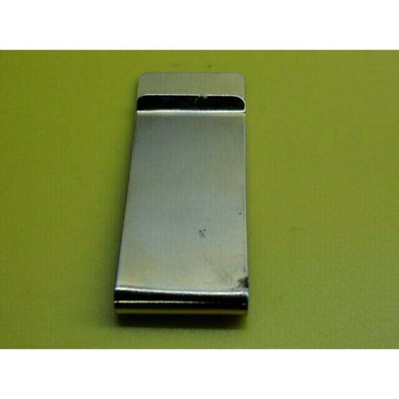 Engravable Plain Money Clip Stainless Steel Gold Tone Credit Card Cash - Picture 7 of 9